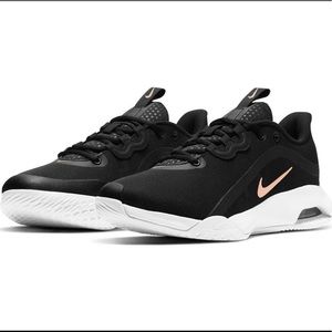 Nike Womens Air Max Volley Tennis Shoes - Black Metallic Bronze